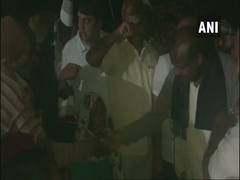 
      
      HD Kumaraswamy visits flood-affected Hassan district
      
      