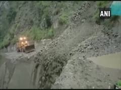 
      
      Landslides block roads in Himachal Pradesh
      
      