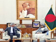 
      
       Jaishankar meets B'desh PM
      
      