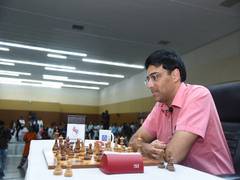 
      
      Viswanathan Anand defeats Wang Hao for third consecutive win
      
      