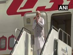 
      
      PM Modi arrives Houston to attend 'Howdy, Modi' event
      
      