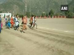 
      
      J-K: Many female candidates participate in police recruitment...
      
      