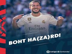 
      
      La Liga gives a 'Gully Boy' tribute to Eden Hazard
      
      