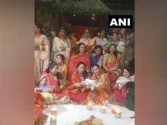 
      
      Mallika Nadda, Mridula Pradhan participate in Karwa Chauth...
      
      