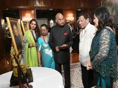 
      
      President Kovind gifts statue of goddess Tara to his...
      
      