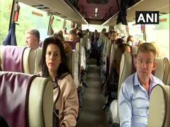 
      
      EU delegation leaves for Kashmir
      
      