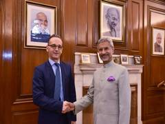 
      
      New Delhi: Jaishankar meet his German counterpart
      
      