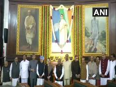 
      
      Speaker Om Birla, Sonia Gandhi pay tributes to Indira Gandhi...
      
      