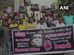 
      
      Navlakhi gangrape: Vadodara residents hold protest demanding...
      
      