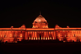 
      
      Rashtrapati Bhavan lit up in orange for global awareness on...
      
      