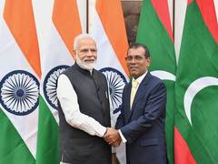 
      
      People's Majlis Speaker Mohamed Nasheed calls on PM Modi,...
      
      