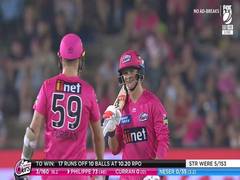 
      
      Sydney Sixers defeat Adelaide Strikers by seven wickets in BBL
      
      