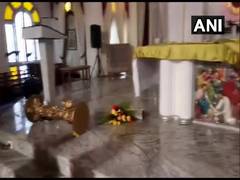 
      
       Church vandalised in Bengaluru by miscreants 
      
      