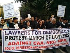 
      
      SC lawyers hold protest march against CAA, NRC in Delhi
      
      