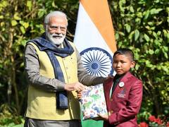 
      
      PM Modi shares pictures with recipients of Rashtriya Bal...
      
      