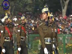 
      
      Captain Tanya Shergil leads marching contingent of Corps of...
      
      