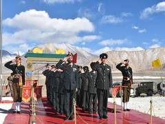 
      
      Indian and Chinese Army hold BPM  in Ladakh on Republic Day 
      
      