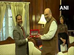 
      
      Home Minister Amit Shah meets his Maldivian counterpart
      
      