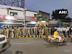 
      
      Security tightened outside Motera Stadium in Ahmedabad ahead...
      
      