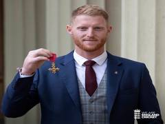 
      
      Ben Stokes awarded royal honour at Buckingham Palace
      
      