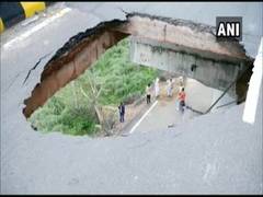 
      
      Part of flyover near Gurugram's Pataudi collapses 
      
      