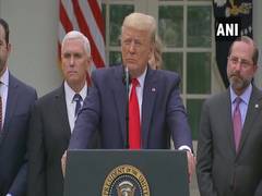 
      
      Might get tested for coronavirus: Trump
      
      
