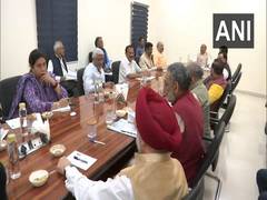 
      
      COVID-19 : High-level meeting of ministers held at Rajnath...
      
      