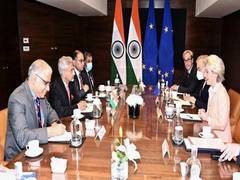 
      
      EU chief meets Jaishankar in New Delhi
      
      