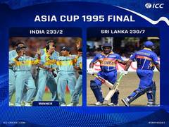 
      
      On this day in 1995: India won its fourth Asia Cup title
      
      
