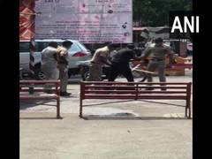 
      
      Man beaten up by cops for 'spitting' on them
      
      