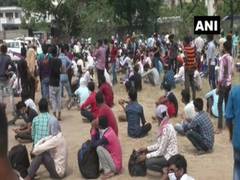 
      
      Migrants stage demonstration in Ludhiana seeking to return to...
      
      
