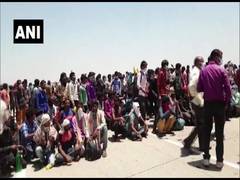 
      
      Migrants resort to stone pelting at police in Gujarat's Dahod 
      
      