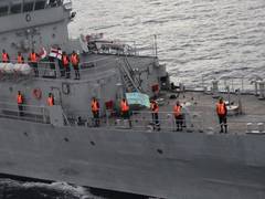 
      
      Indian Navy ship Savitri expresses gratitude to COVID-19 warriors
      
      