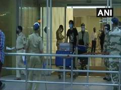 
      
      First evacuation flight with 326 Indians from UK lands in Mumbai 
      
      