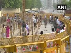 
      
      COVID-19: Locals step out to buy essentials at Delhi's...
      
      