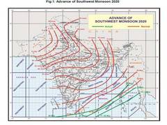 
      
      Southwest monsoon onset over Kerala likely to be on June 1: IMD
      
      