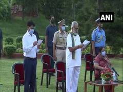 
      
      Odisha Guv, Raj Bhavan staff sing state anthem to express...
      
      