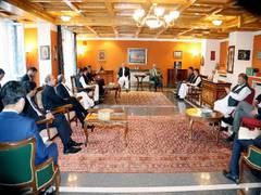 
      
      Russia, China, Pak urge Hamid Karzai, Abdullah Abdullah to...
      
      