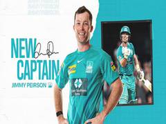 
      
      BBL: Jimmy Peirson to captain Brisbane Heat in upcoming season
      
      