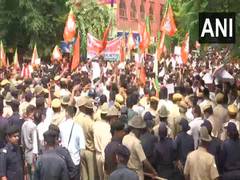 
      
      BJP protests against Cong govt in Jaipur over law and order...
      
      
