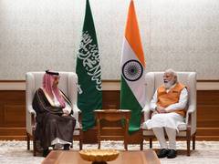
      
      PM Modi meets Saudi Arabia Foreign Minister, exchanges views...
      
      