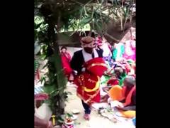 
      
      Man married to wooden effigy in Prayagraj
      
      