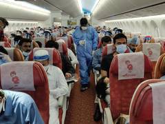 
      
      Vande Bharat flight with 235 Indians departs from Cairo 
      
      