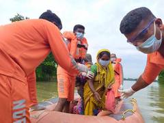 
      
      NDRF teams undertake flood rescue operations in Assam's Tinsukia 
      
      