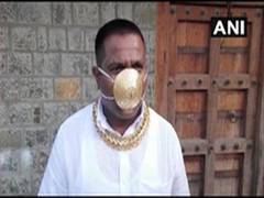 
      
      Pune man dons gold mask worth almost Rs 3 lakh
      
      