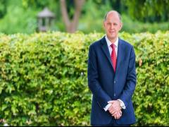 
      
      UK envoy to India Philip Barton presents his credentials to...
      
      