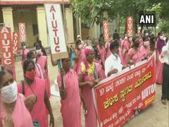 
      
      K'taka: ASHA workers hold protest to demand PPE kits, salary hike
      
      