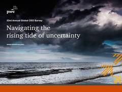 
      
      CEO pessimism over global growth reaches record high: PwC
      
      