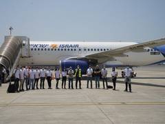 
      
      Israeli delegation leaves for India to participate in joint...
      
      
