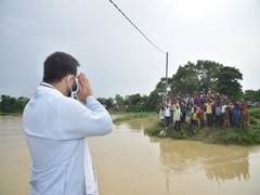 
      
      Tejashwi Yadav tears into Bihar govt over flood situation
      
      